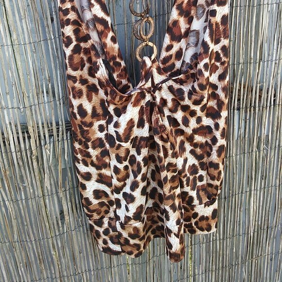 Sexy Leopard Print Women's Top Cami - No Size. No Brand. See Measurements - Picture 13 of 14